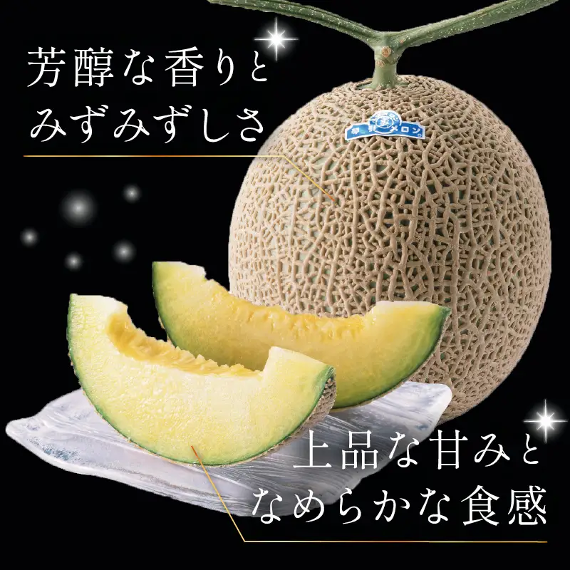 【2026年6月下旬-発送】 琴引メロン LA 2玉 京のブランドメロン