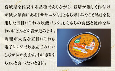 五目おこわ 炊飯パック 160g × 12パック入 ご飯パック 炊飯パック 五目ごはん ご飯 簡単調理 備蓄 非常食