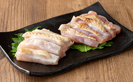 鹿児島県産 地鶏 鳥刺し プレーン 500g（100g×5）さしみ 醤油 1本(110ml) 付【00-115-03】