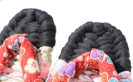 【雫石民芸社】手作り・布草履（女性用）25cm