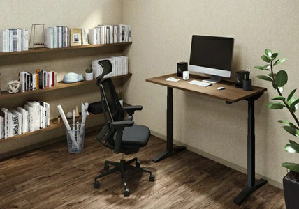 コクヨ 在宅ワーク用電動昇降デスク スタンジットW(ダブル)／1006_ナチュラルオーク・ホワイト