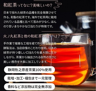 054-24　限定発酵 火ノ丸紅茶 ティーバッグ(3g×20p)3袋