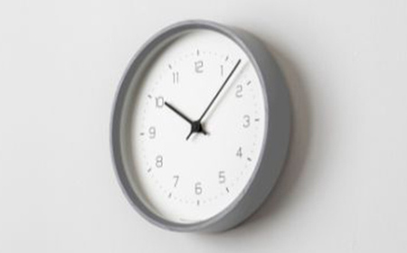 NEUT wall clock / グレー（KK22-09 GY） インテリア 小物 雑貨 シンプル おしゃれ 壁掛け時計 掛け時計 リビング 寝室 部屋 店舗 お店 インテリア雑貨  FAD-1174
