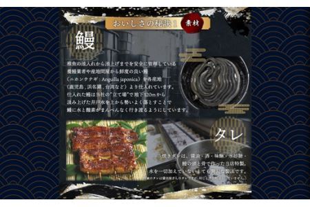 国産うなぎの蒲焼〈冷凍・真空〉約105ｇ×2パック（2尾分）合計約210ｇ