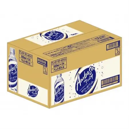 アンバササワーホワイトfromQoo　500mlPET×24本_飲料・ドリンク 炭酸飲料 ジュース _【1411105】
