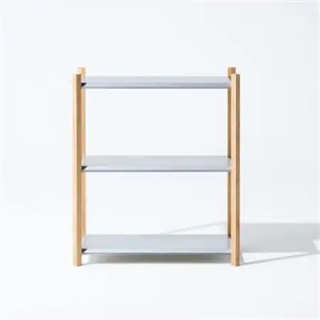 【Fulcrum】Baguette shelf シェルフ / 3段×1列(シルバー)_雑貨・日用品  家具・インテリア _【1387096】