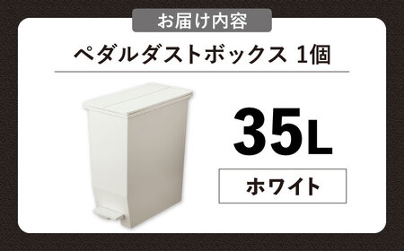 ペダル ダストボックス  35L／ホワイト /  恵那市 / 東谷 [AUAD090] ダストボックス