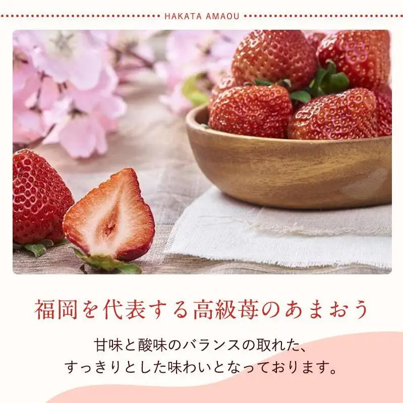 フルーツソムリエが選んだ 福岡県産春あまおう6パック※一部離島不可【1パックあたり250g】