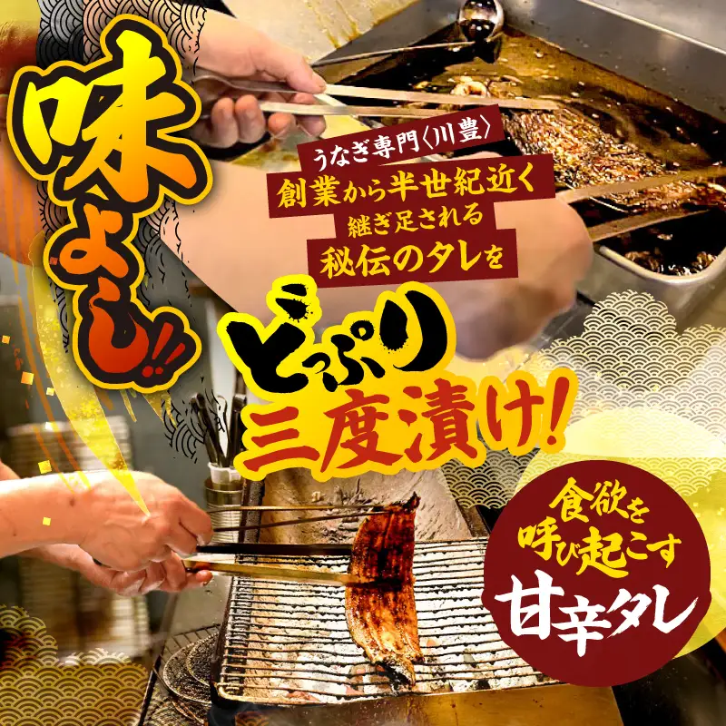 【 土用の丑の日特集 】 1043-2 昭和56年創業 うなぎの川豊 うなぎ蒲焼5尾 KN049-001-05 魚 冷凍 鰻