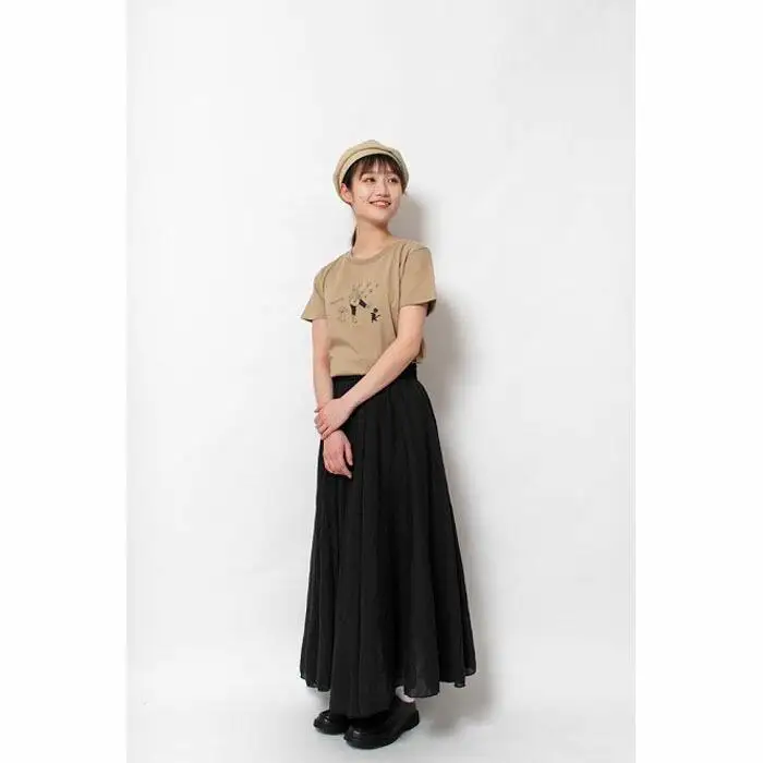 《2》メンズL　ミュージックTシャツ　BEIGE