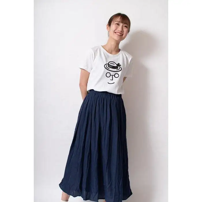 【2サイズ】【KEY MEMORY】Straw hat T-shirts WHITE