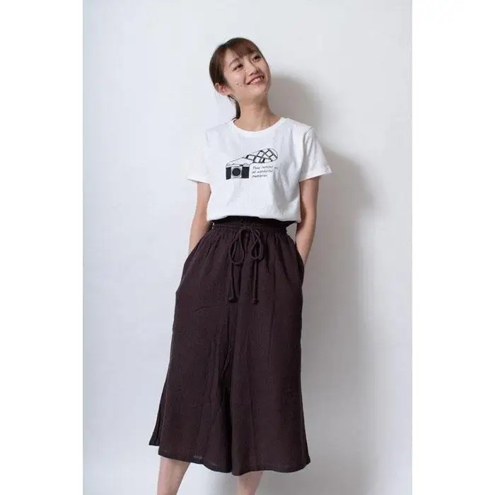 【2サイズ】【KEY MEMORY】Camera T-shirts WHITE