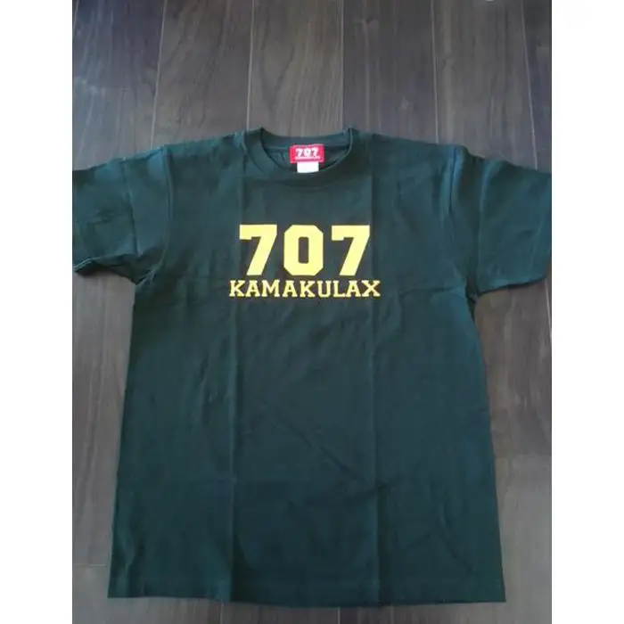 鎌倉ブランドの老舗「KAMAKULAX」の定番オリジナル７０７Ｔシャツ【ダークグリーン】Mサイズ