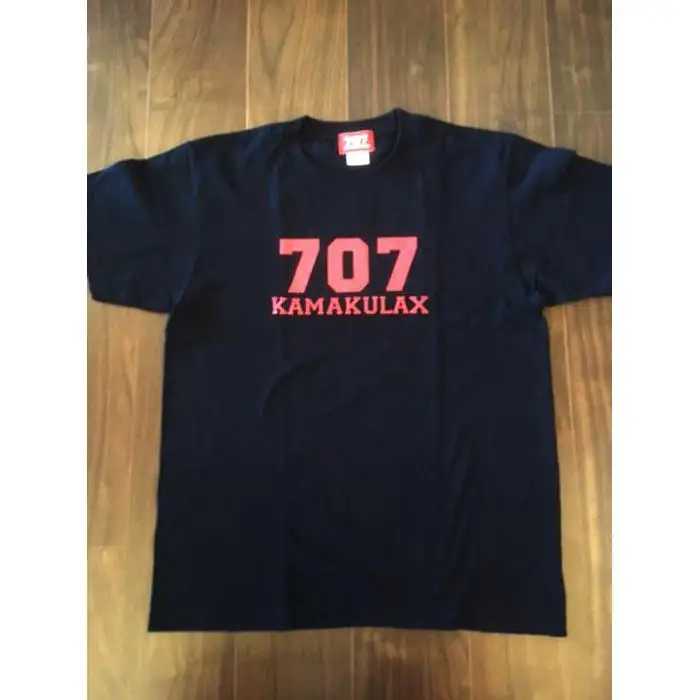 鎌倉ブランドの老舗「KAMAKULAX」の定番オリジナル７０７Ｔシャツ【ネイビー】Sサイズ