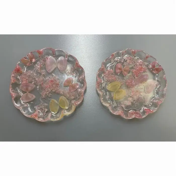桜貝の小皿２枚セット