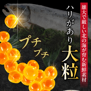 濃厚・大粒！鮭いくら醤油漬け500ｇ（250ｇ×2） 小分けいくら