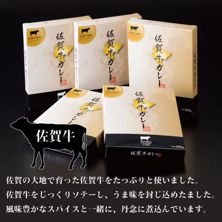 佐賀牛カレー（５箱セット） カレー 牛肉 レトルト B110-046