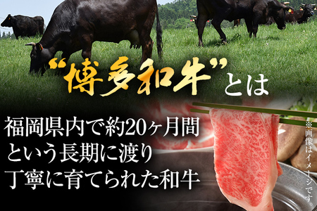 【厳選部位】博多和牛サーロインしゃぶしゃぶすき焼き用　1kg（500g×2p）