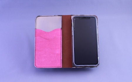 スマホケース(ブラウン)：【iPhone11 pro】