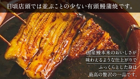 鹿児島県産 有頭 鰻 蒲焼 × 2尾 （ 1尾 135g ～ 155g 以上）