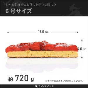 ケーキ【着日指定可】苺のコンポート タルトケーキ 6号 | タルト ケーキ【IT0111】