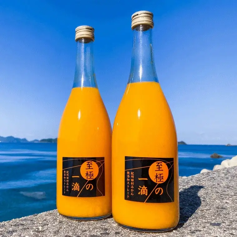 【無添加】田村みかんの新鮮100％ジュース「至極の一滴」720ml×2本入り【tec934】