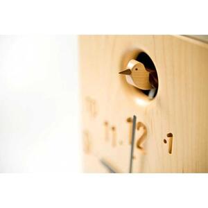 【ギフト用】旭川家具　コサイン　カッコー時計  メープル|時計_00340