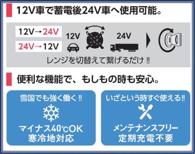 キャパシタ式エンジンスターター「ビッグバンSS」 船舶・トラック・重機・農機などに [0824]