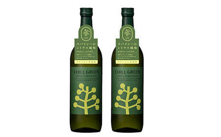 麦焼酎  チルグリーン CHILLGREEN  720ml×2本 四合瓶  2本セット【00-003-13】
