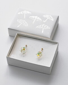 HARIO ピアス「イイダ傘店 コモレビ」シリーズ［HAII-KO-P］｜アクセサリー HARIO ハリオ _EB24