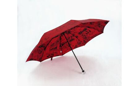 晴雨兼用折傘モンプリュイ・東京 小物 雑貨 婦人用 雨傘 日傘 レディース 雨具 梅雨 レイングッズ 玉留一体型 雨の日 晴れの日 UV加工  パープル
