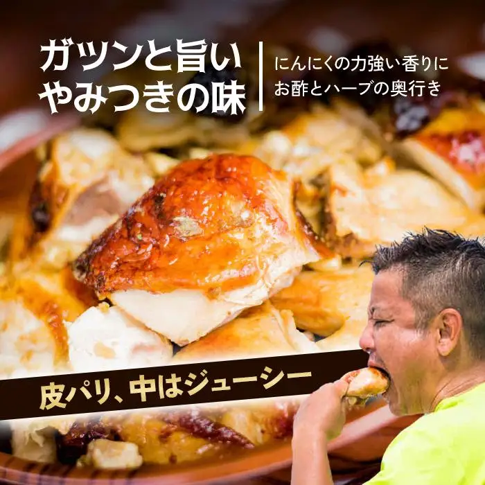 ガーリックチキン 1羽（約800ｇ）（HD001）
