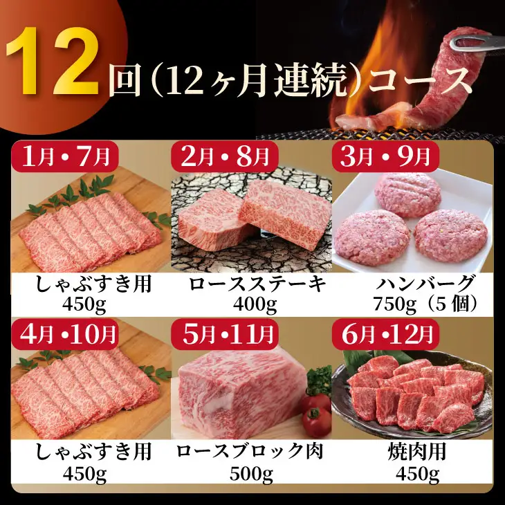 【12回定期便】佐賀牛 Q264-001 牛肉 定期便