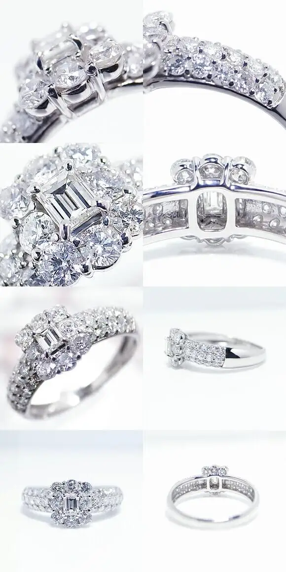 プラチナリング 天然ダイヤモンド 1.0ct【プラチナ950】r-72（KRP）P8-1410【リング 指輪 ジュエリー プラチナ ギフト】