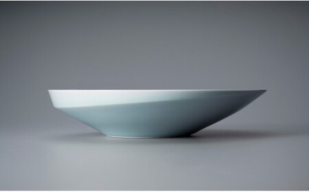 中仙窯 有田焼 青白磁鉢（中尾純作） A55-80