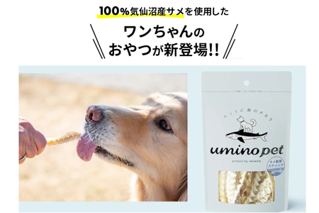UMINO PET サメ肉ジャーキー 40g [石渡商店 宮城県 気仙沼市 20563930]