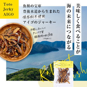 アイゴのトトジャーキー (計90g・30g×3袋) ジャーキー 魚 アイゴ 国産 大分県 佐伯市 やまろ渡邉 防災【DL22】【鶴見食賓館】