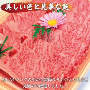 【ふるさと納税】博多和牛 A5～A4 すき焼用 肩ロース スライス 400g たれ付 化粧箱入 [a9235] 株式会社マル五 ※配送不可：離島【返礼品】添田町 ふるさと納税