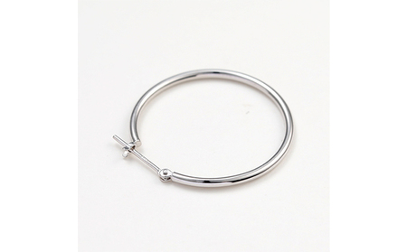 プラチナ900 　フープピアス　1.5×25　120337 SWAE021