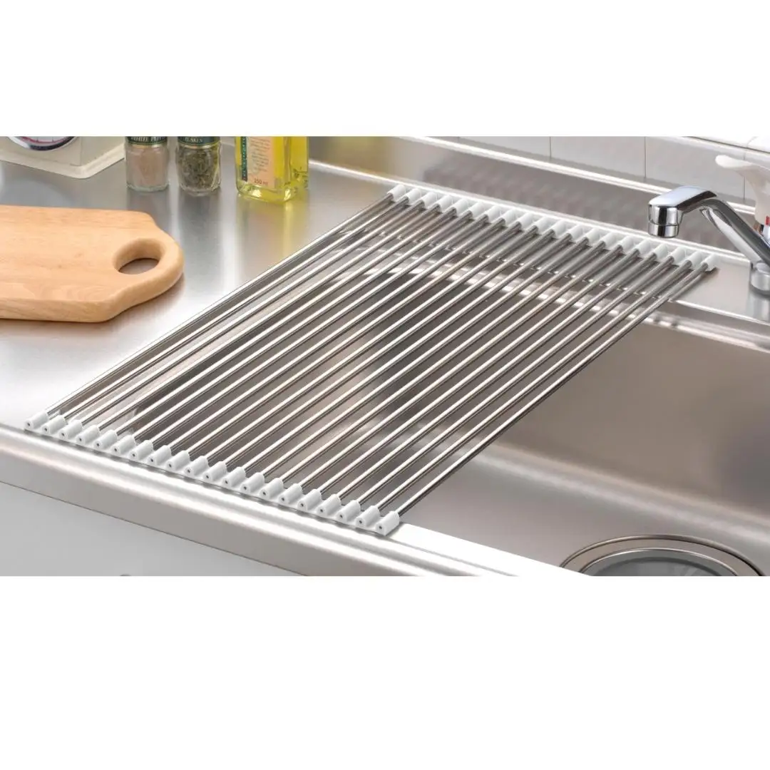 スノコロロ ホワイト キッチン用品 燕三条製 ステンレス製 [株式会社オビタス] 【011S116】