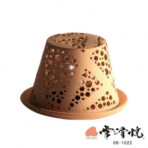 陶華光ランプシェ－ド　輝き (本体＋照明キット） 陶器 常滑焼 手作り ランプシェード ランプ 照明 灯り 癒し リラックス 幻想的 かわいい 玄関 リビング ダイニング 寝室 間接照明 日用品 雑貨 インテリア プレゼント ギフト 贈り物 愛知県 常滑市