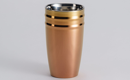 LIFE UW FACTORY タンブラーカラー（ライン2本） 食器 グラス コップ 雑貨 加工品  ブルー