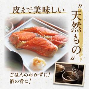 【特選】天然紅鮭切り身（500g真空×2袋）さけ サケ 紅さけ おかず ご飯のお供 お弁当 真空 釧路 北海道 海産物 F4F-2444