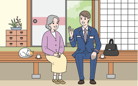 郵便局のみまもりサービス「みまもり訪問サービス」（3か月）《喜茂別町》【日本郵便】 北海道 [AJAN001] 25000 25000円