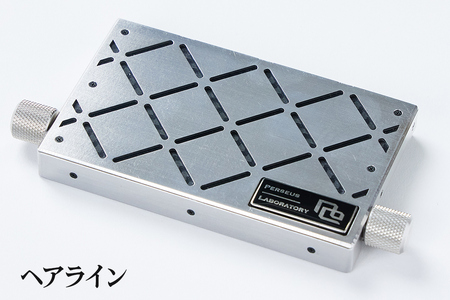 非接触式 メカ名刺入れ クロス｜スライド式 ステンレス 名刺ケース ビジネス 贈答 プレゼント [0659-0663]