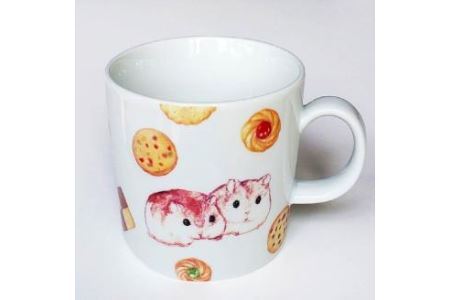 ハムスターの ペアマグカップ 9cm×12cm(250cc) 食器 マグカップ