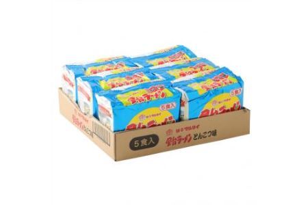 屋台ラーメン とんこつ味 袋入 5食×6袋 合計30食分 合計30袋 ラーメン 即席麺