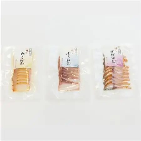 【簡単・便利・味付け不要】海鮮はむスライス3種(ぶり・さば・たこ)詰合せ【おつまみ・おかずに!】_惣菜・加工品 燻製（スモーク）    魚介・海産物 タコ  たこ 蛸  魚介・海産物   _【配送不可地域：離島】【1205749】