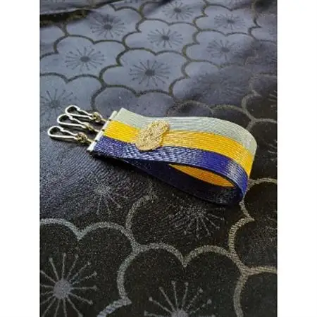 水引　三連キーホルダー(3line)_雑貨     装飾品・工芸品  服飾小物 _【1234281】