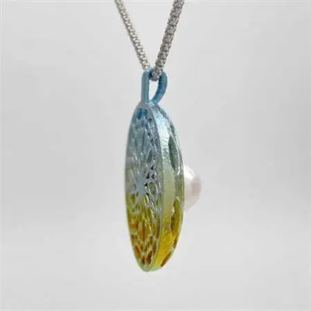 クラフト金澤のチタン製　パールペンダントトップ　フェリチタ_装飾品・工芸品 ペンダント・ネックレス アクセサリー _【配送不可地域：沖縄県】【1333646】